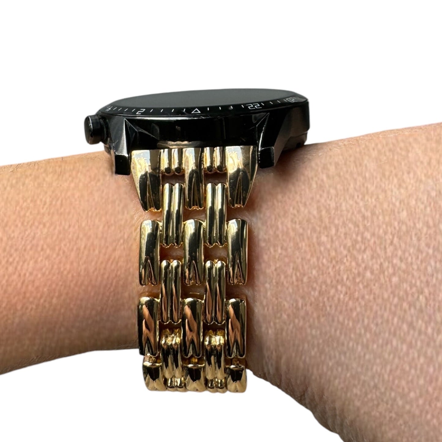 BAMBOO GOLD ÇELİK KAYIŞ (22mm Uyumlu)