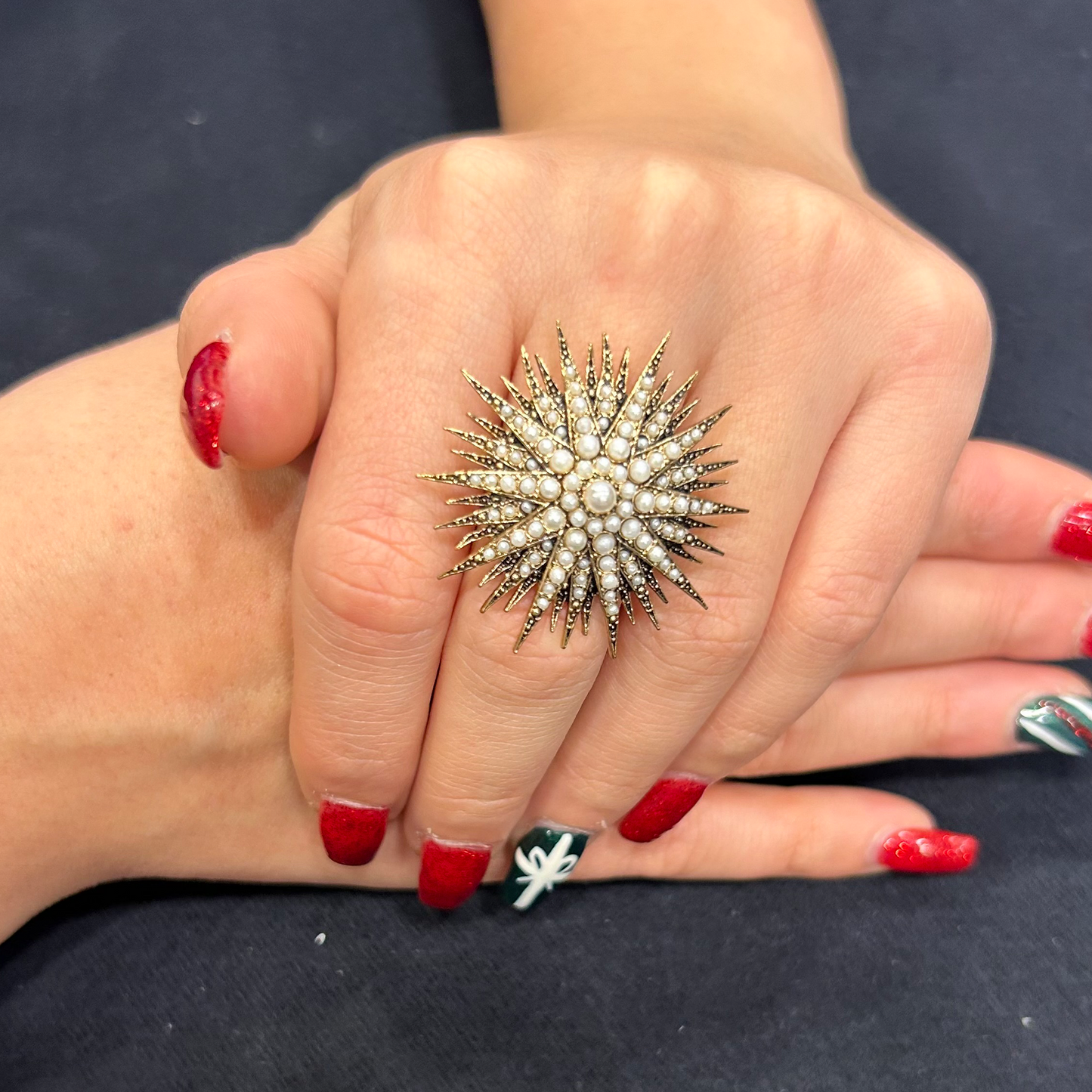 PEARL STAR RING