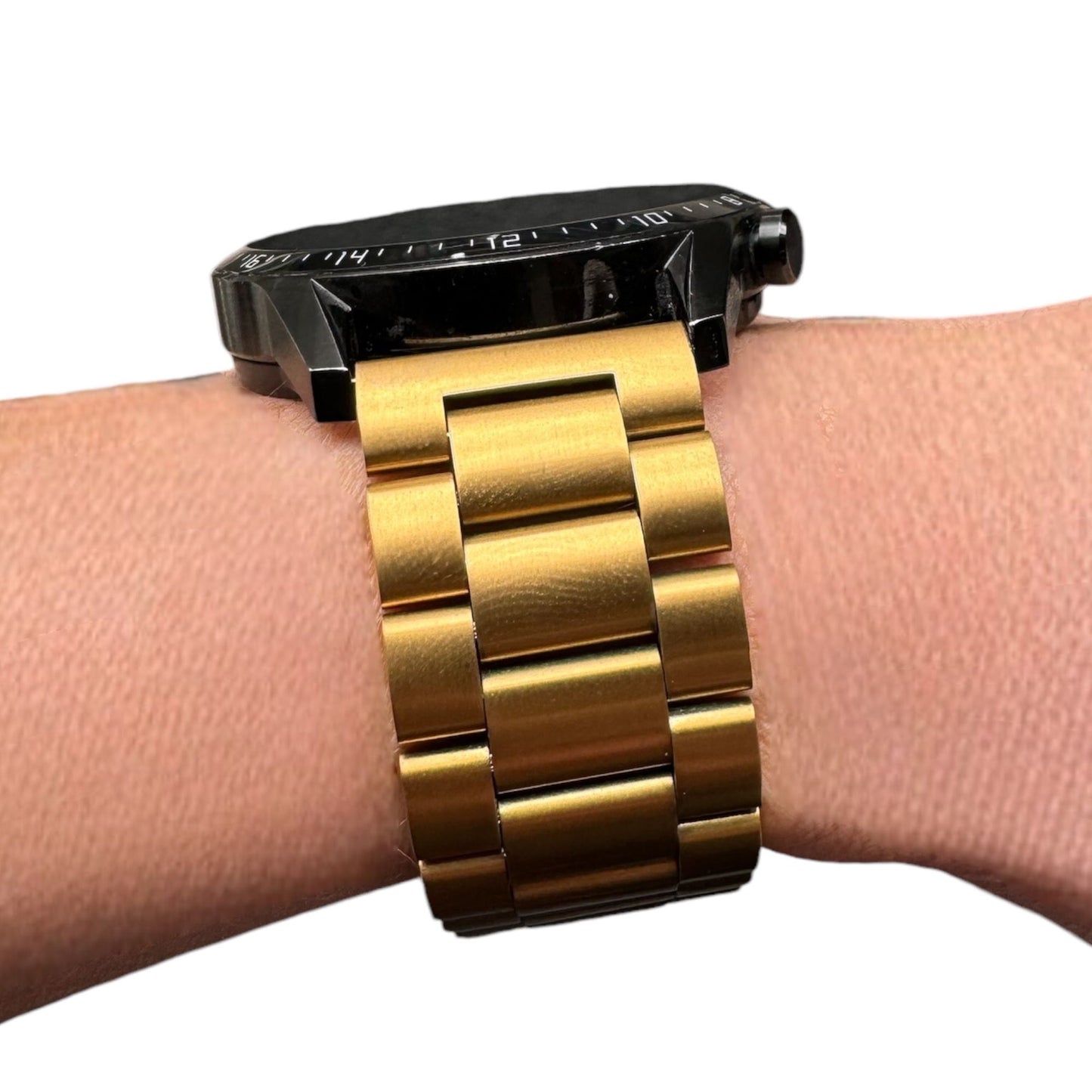 ZETA GOLD ÇELİK KAYIŞ (22mm Uyumlu)