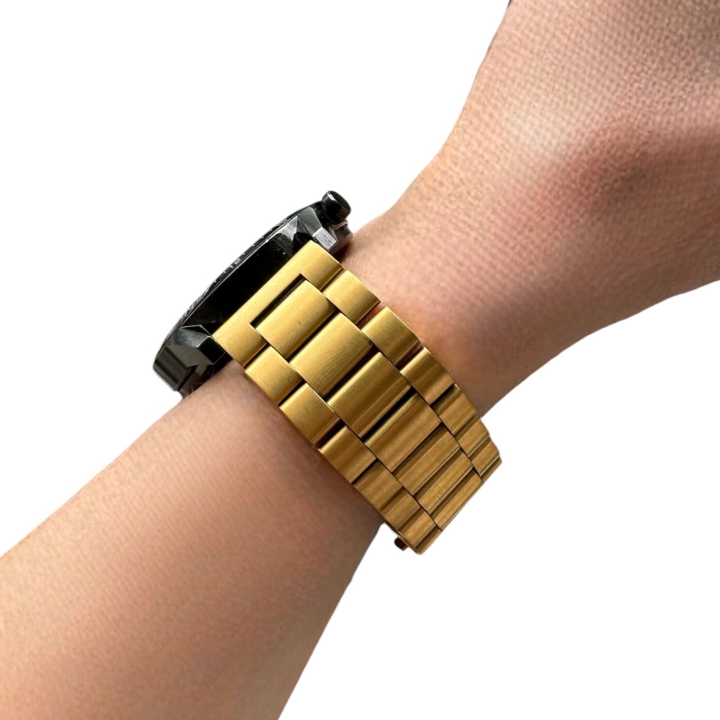 ZETA GOLD ÇELİK KAYIŞ (22mm Uyumlu)