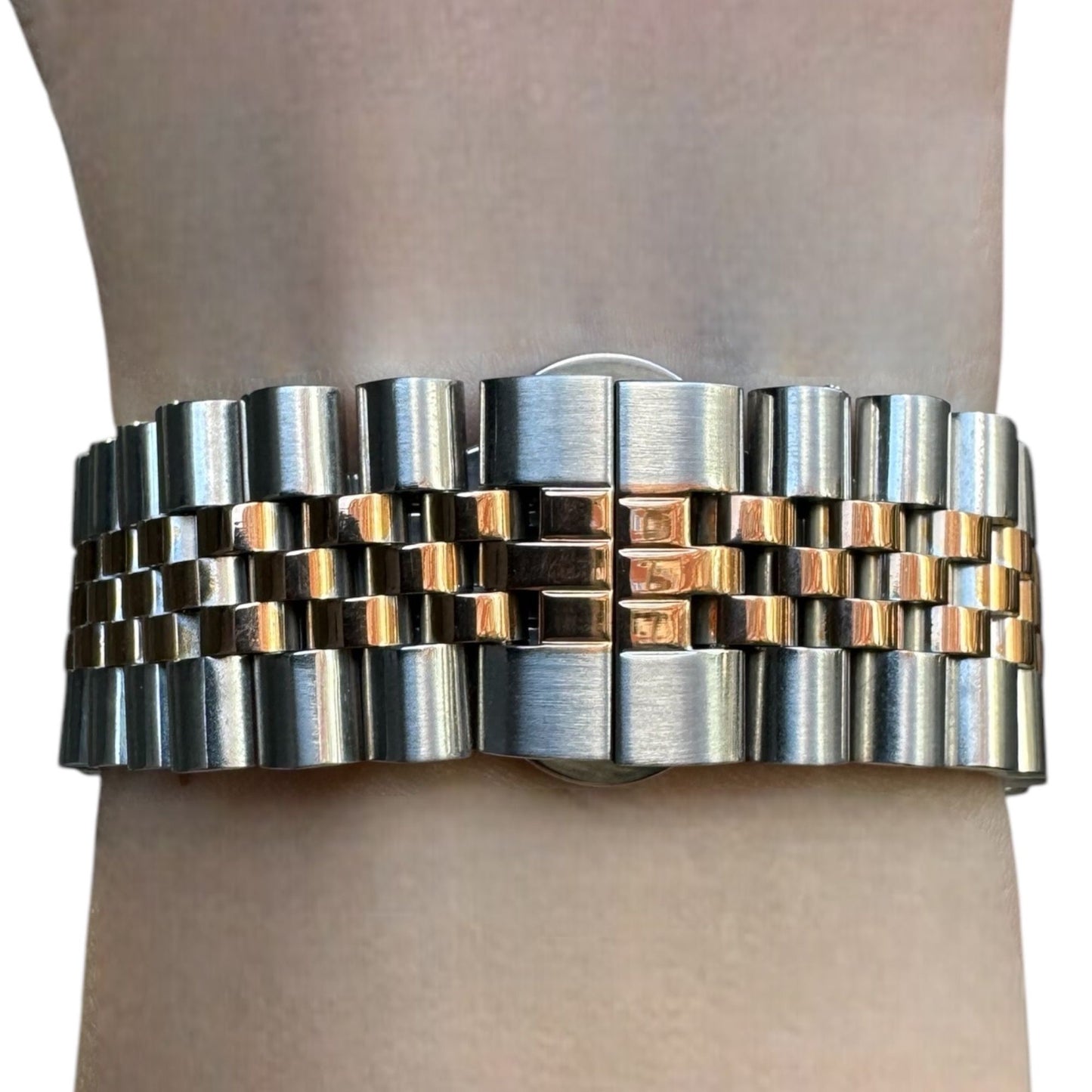 ROSE GOLD & SILVER STEEL ÇELİK KAYIŞ