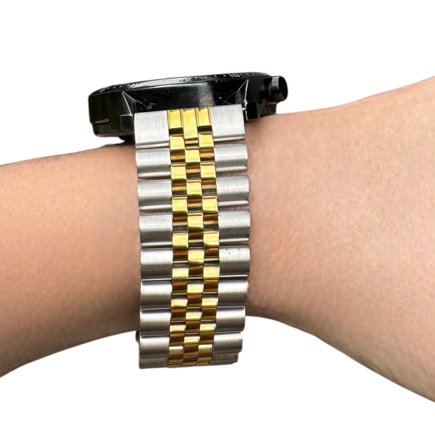 GOLD & SILVER STEEL ÇELİK KAYIŞ (22mm Uyumlu)