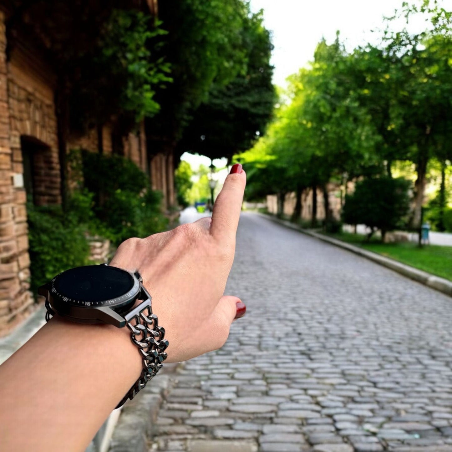 METALLICA BLACK ÇELİK KAYIŞ (22mm Uyumlu)