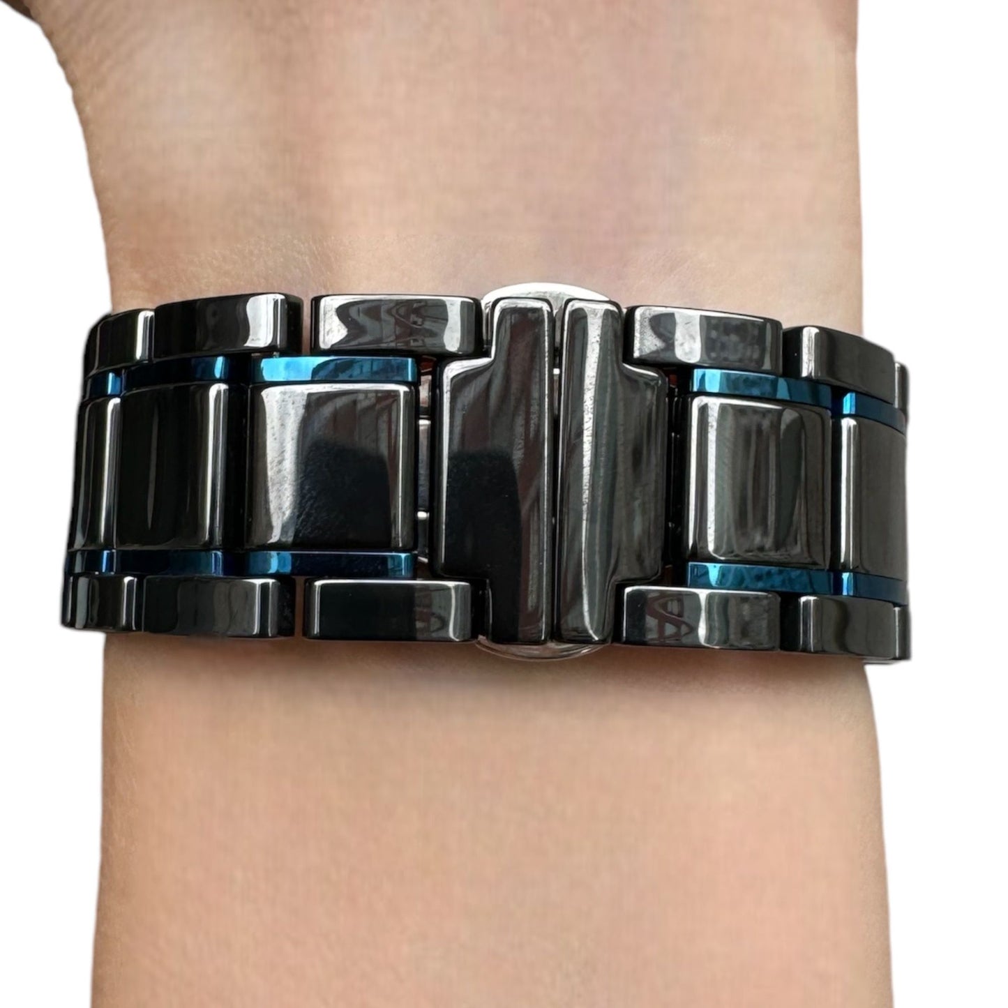 BLACK BLUE MICA ÇELİK KAYIŞ