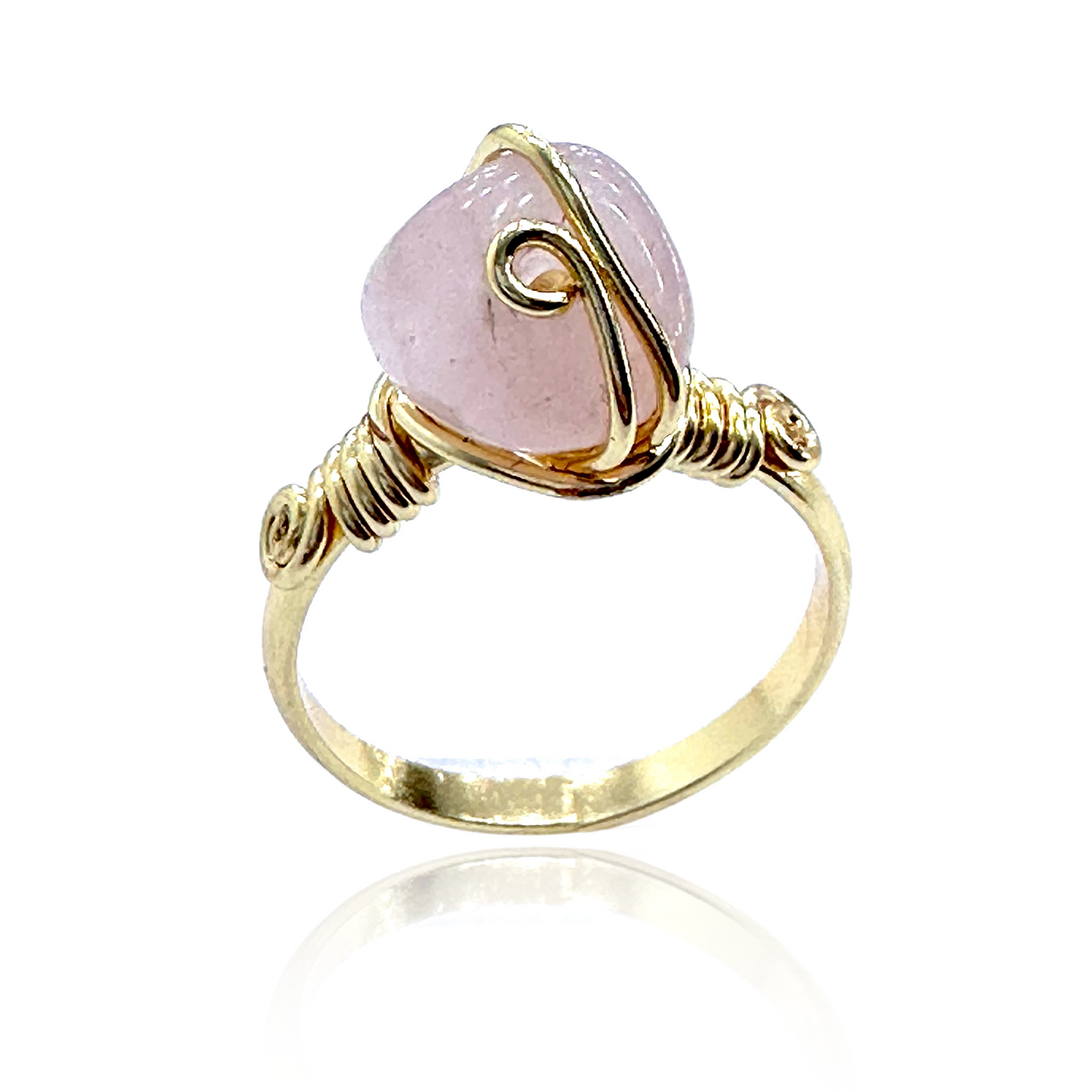 PINK QUARTZ RING (Pembe Kuvars)