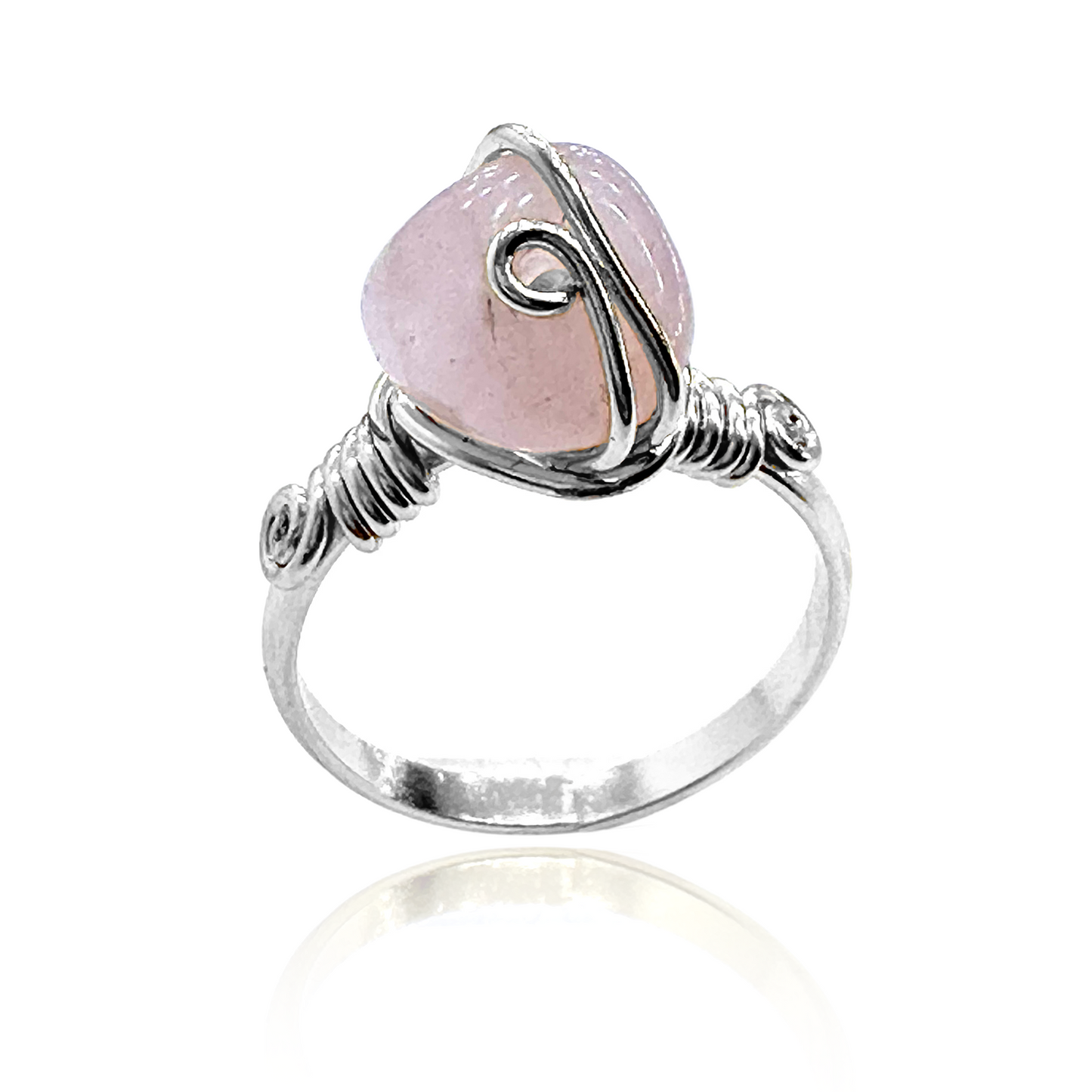 PINK QUARTZ RING (Pembe Kuvars)