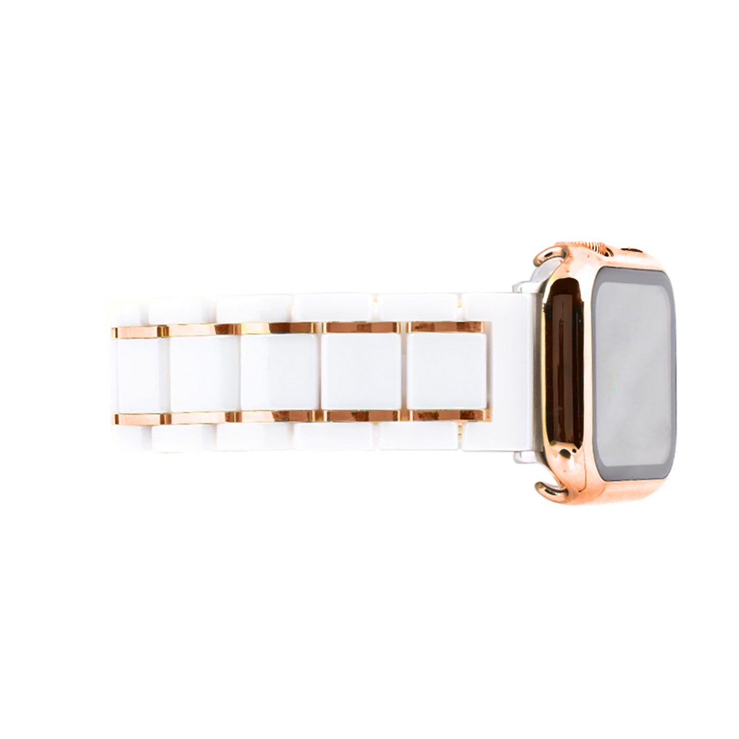 WHITE ROSE GOLD MICA ÇELİK KAYIŞ