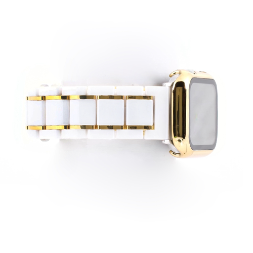 WHITE & GOLD MICA ÇELİK KAYIŞ