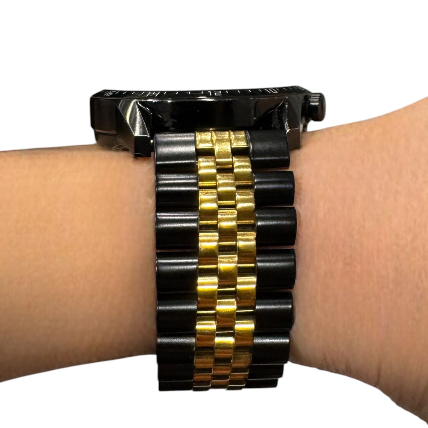 BLACK GOLD STEEL ÇELİK KAYIŞ (22mm Uyumlu)