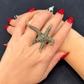 BLACK SEASTAR RING