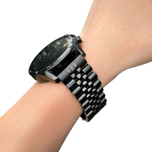 BLACK STEEL ÇELİK KAYIŞ (22mm Uyumlu)