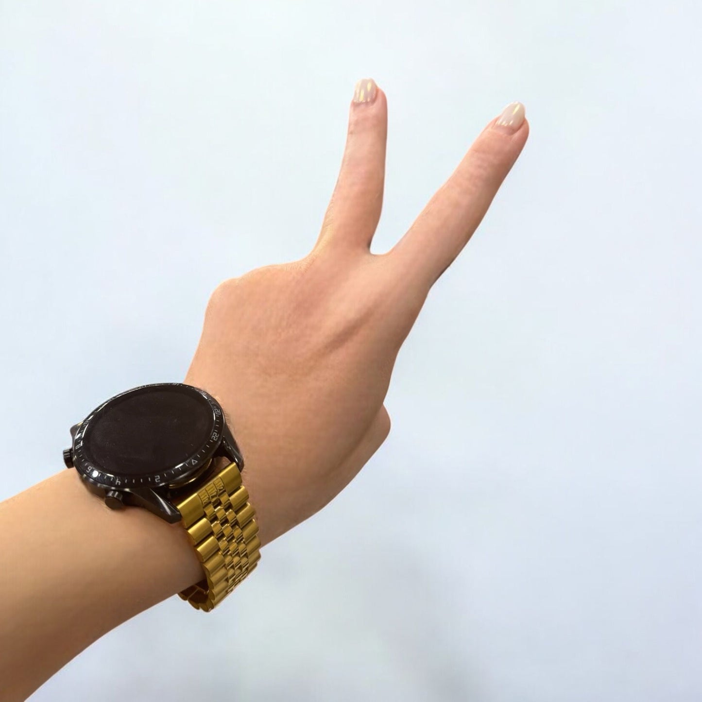 GOLD STEEL ÇELİK KAYIŞ (22mm Uyumlu)