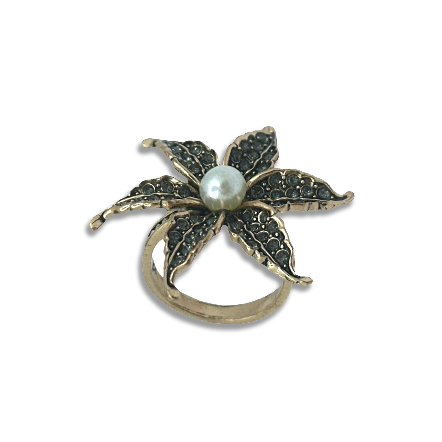 BLACK LILY RING