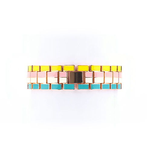 YELLOW MINELLI ÇELİK KAYIŞ (22mm Uyumlu)