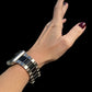 ZETA BLACK SILVER ÇELİK KAYIŞ
