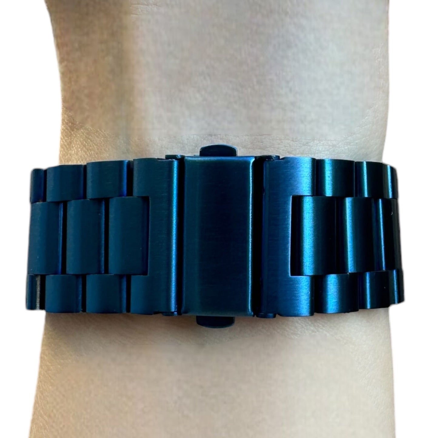 ZETA BLUE ÇELİK KAYIŞ (22mm Uyumlu)