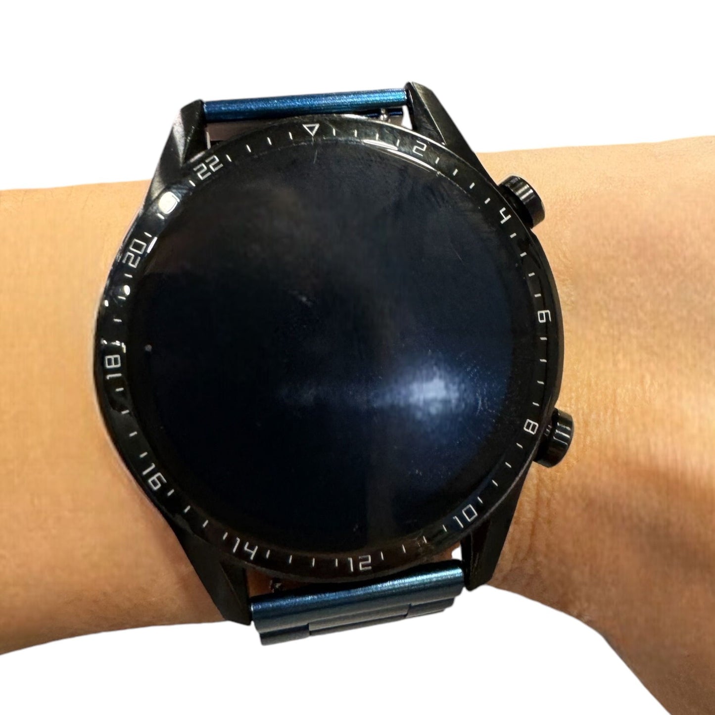 ZETA BLUE ÇELİK KAYIŞ (22mm Uyumlu)
