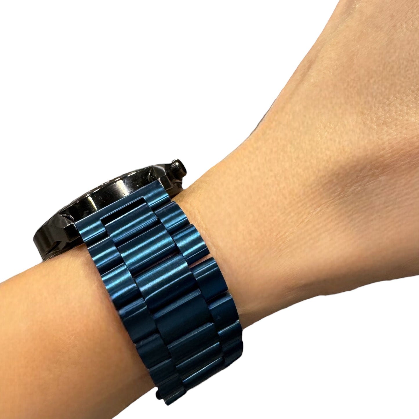 ZETA BLUE ÇELİK KAYIŞ (22mm Uyumlu)