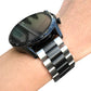 ZETA BLACK SILVER ÇELİK KAYIŞ (22mm Uyumlu)