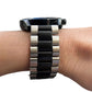 ZETA BLACK SILVER ÇELİK KAYIŞ (22mm Uyumlu)