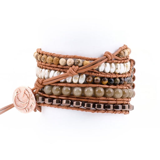 MOCHA WRAP BRACELET