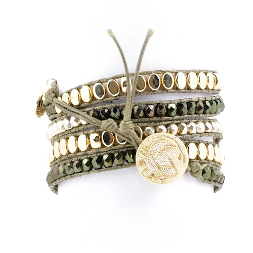 OLIVE WRAP BRACELET